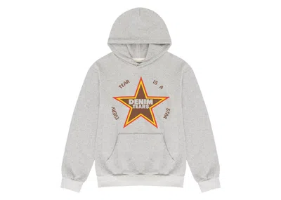 Pre-owned Denim Tears Men's  Every Tear Is A Start Hooded Sweatshirt In Grey In Gray