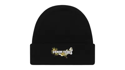 Pre-owned Denim Tears Men's  Floral Beanie In Black
