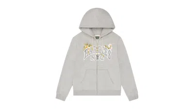 Pre-owned Denim Tears Men's  Hardies Tears Zip Hoodie In Grey In Gray