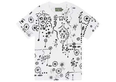 Pre-owned Denim Tears Men's  Irak Tears Tee Shirt In White