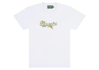 Pre-owned Denim Tears Men's  Logo Tee Shirt In White