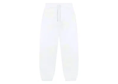 Pre-owned Denim Tears Men's  Mono Cotton Wreath Sweatpants In White