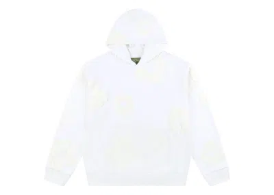 Pre-owned Denim Tears Men's  Mono Cotton Wreath Sweatshirt In White