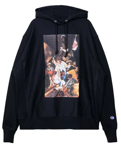 Pre-owned Denim Tears Men's  Pyrex Tears Hoodie In Black