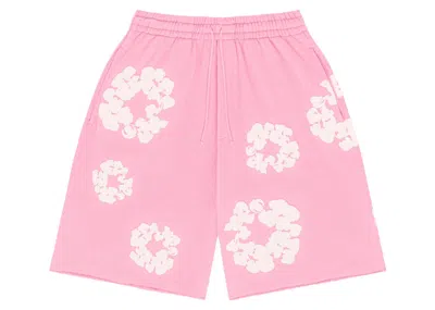 Pre-owned Denim Tears Men's  The Cotton Wreath Shorts In Pink