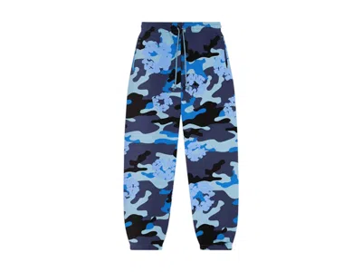 Pre-owned Denim Tears Men's  The Cotton Wreath Sweatpant In Blue Camo