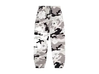 Pre-owned Denim Tears Men's  The Cotton Wreath Sweatpant In White Camo