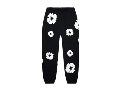 Pre-owned Denim Tears Men's  The Cotton Wreath Sweatpants In Black
