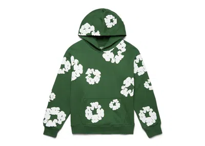 Pre-owned Denim Tears Men's  The Cotton Wreath Sweatshirt In Green