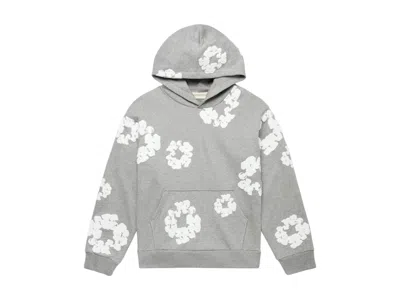 Pre-owned Denim Tears Men's  The Cotton Wreath Sweatshirt In Grey In Gray