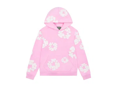 Pre-owned Denim Tears Men's  The Cotton Wreath Sweatshirt In Powder Pink