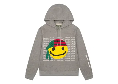 Pre-owned Denim Tears Men's  X Cpfm Cactus Tears Hoodie In Grey In Gray