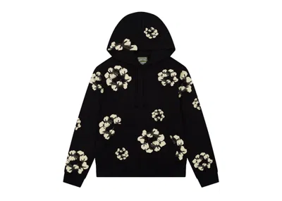 Pre-owned Denim Tears Men's  X Cpfm Cactus Tears Wreath Hoodie In Black