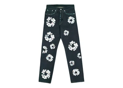Pre-owned Denim Tears Men's  X Levi's 501 Cotton Rhinestone Wreath Jeans In Raw