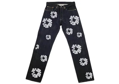Pre-owned Denim Tears Men's  X Levi's Cotton Wreath Jean In Indigo