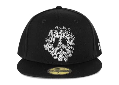 Pre-owned Denim Tears Men's  X New Era Peace 59fifty Fitted Hat In Black