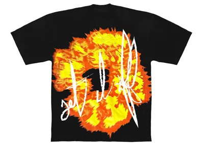 Pre-owned Denim Tears Men's  X Offset Set It Off #1 T-shirt In Black