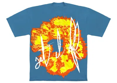 Pre-owned Denim Tears Men's  X Offset Set It Off #1 T-shirt In Blue