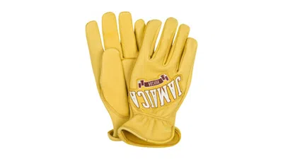Pre-owned Denim Tears Men's  X Stussy Dad Gloves In Yellow