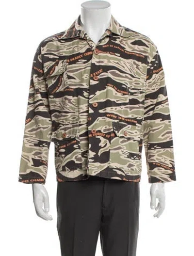 Pre-owned Denim Tears Ming Camo Printed Shirt In Multi