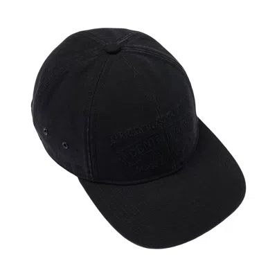 Pre-owned Denim Tears Mono Adg Stamp Cap 'black' | Men's Size Onesize