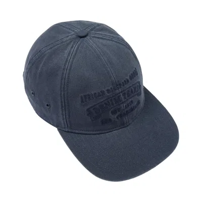 Pre-owned Denim Tears Mono Adg Stamp Cap 'blue' | Men's Size Onesize