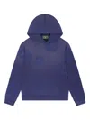 Denim Tears Mono Cotton Wreath Hoodie In Blue