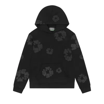 Pre-owned Denim Tears Mono Cotton Wreath Hoodie 'black' | Men's Size S