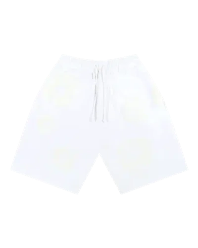 Pre-owned Denim Tears Mono Cotton Wreath Shorts White