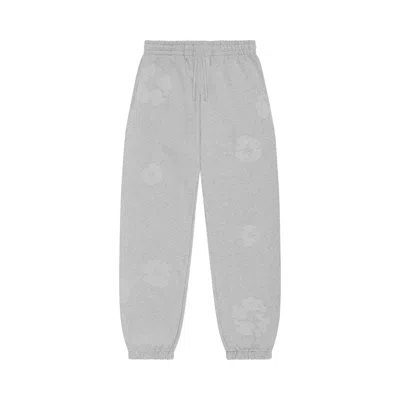 Pre-owned Denim Tears Mono Cotton Wreath Sweatpants 'grey' | Men's Size Xxl In Gray