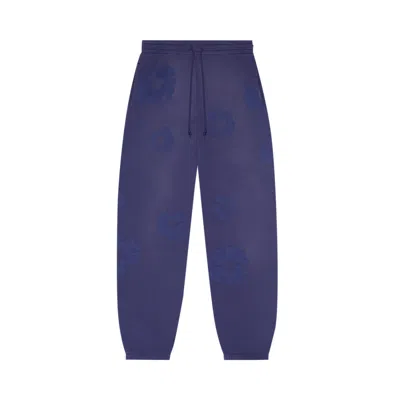 Pre-owned Denim Tears Mono Cotton Wreath Sweatpants 'washed Blue' | Men's Size M