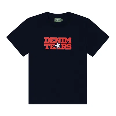 Pre-owned Denim Tears Most Dangerous Tee 'navy' | Blue | Men's Size Xl