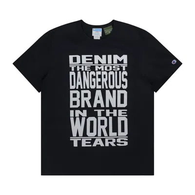 Pre-owned Denim Tears Most Dangerous T-shirt 'black' | Men's Size Xl