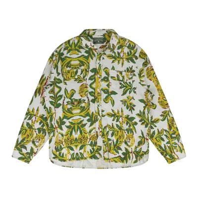 Pre-owned Denim Tears Mountain Long-sleeve Button-up 'multicolor' | Multi-color | Men's Size S
