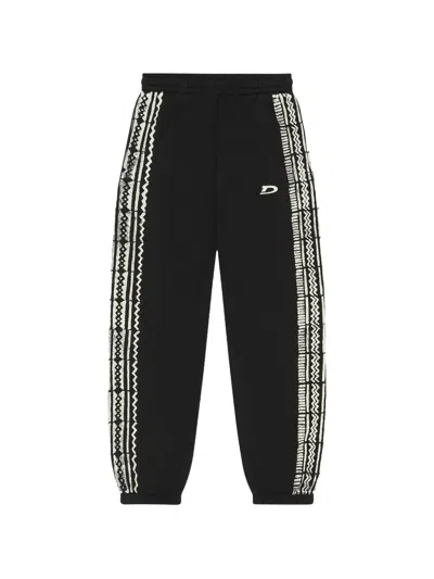 Denim Tears Mudcloth Track Pants In Black