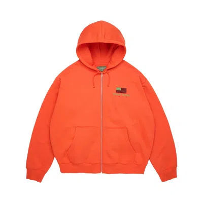 Pre-owned Denim Tears Pan African Zip Hoodie 'orange' | Men's Size S