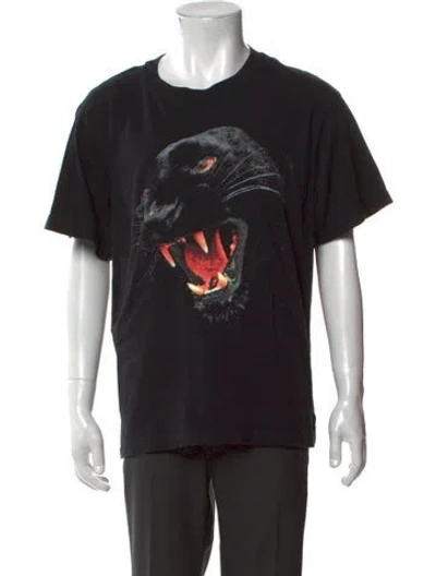 Pre-owned Denim Tears Panther Graphic Print T-shirt In Black