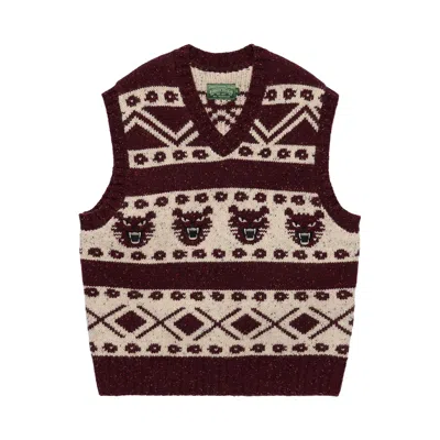 Pre-owned Denim Tears Panther Knit Sweater Vest 'multi' | Multi-color | Men's Size S In Multicolor