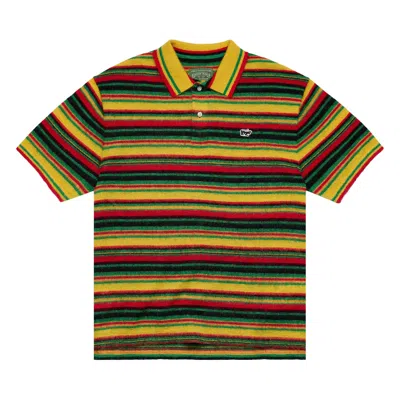 Pre-owned Denim Tears Panther Mohair Knit Polo 'multi' | Multi-color | Men's Size Xxl In Multicolor
