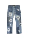 Denim Tears Patchwork Jeans In Blue