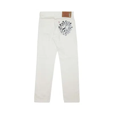 Pre-owned Denim Tears Peace Pocket Denim 'white' | Men's Size 32
