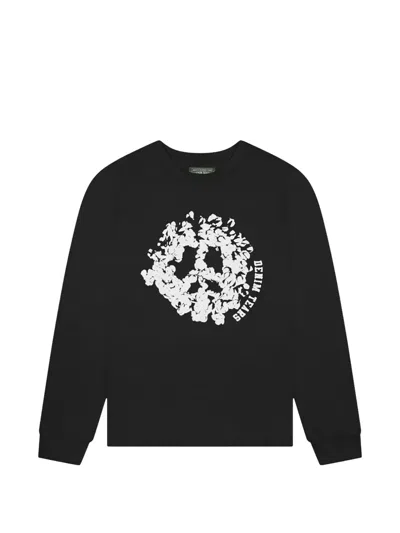 Denim Tears Peace Wreath Long-sleeve T-shirt In Black