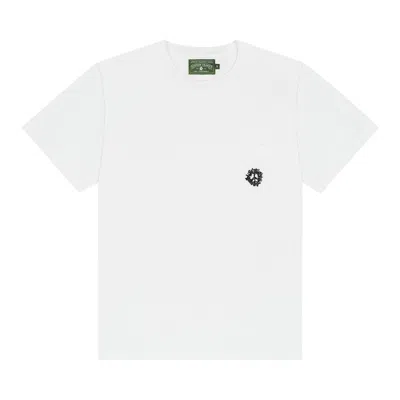 Pre-owned Denim Tears Peace Wreath Pocket Tee 'white' | Men's Size S