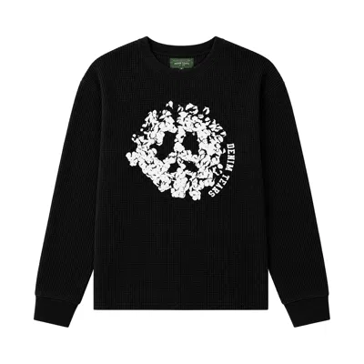 Pre-owned Denim Tears Peace Wreath Thermal 'black/white' | Men's Size S
