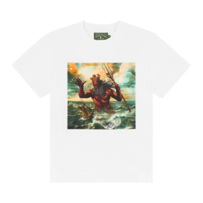 Pre-owned Denim Tears Poseidon's Revenge Tee 'white' | Men's Size M