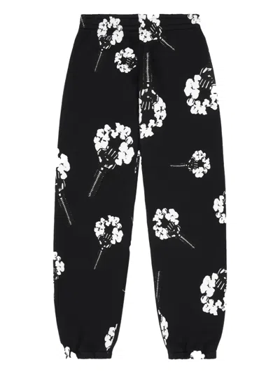 Denim Tears Printed Track Pants In Black