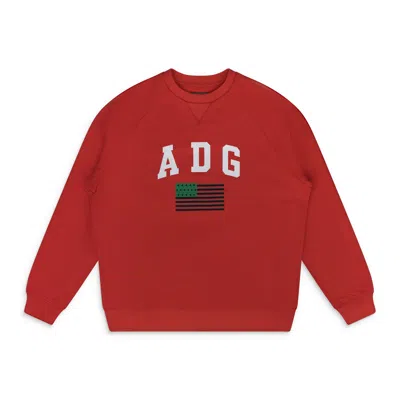 Denim Tears Red 1619 Crewneck Sweater