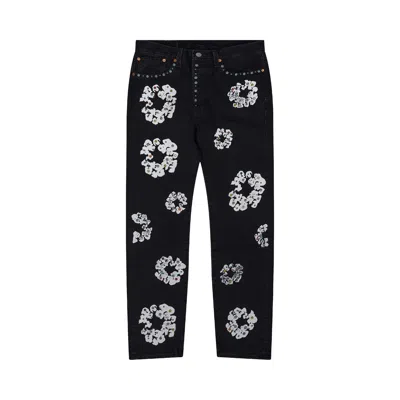 Pre-owned Denim Tears Rhinestone Cotton Wreath Jeans 'black' | Men's Size 32