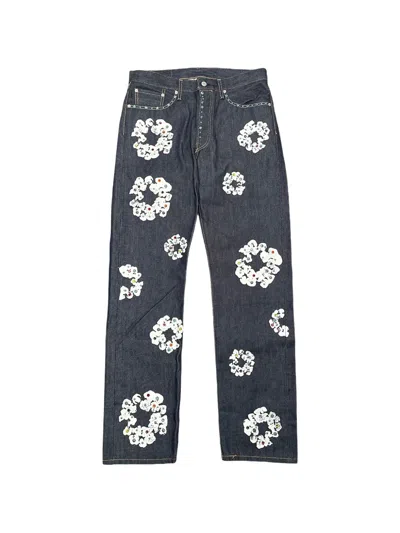 Denim Tears Rhinestone-embellished Jeans In Blue