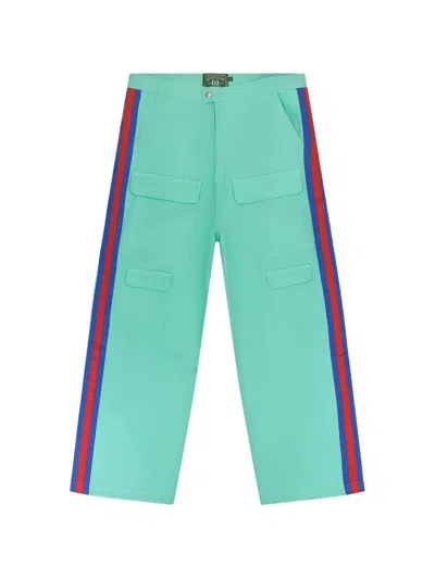 Denim Tears Side-stripe Cargo Trousers In Green